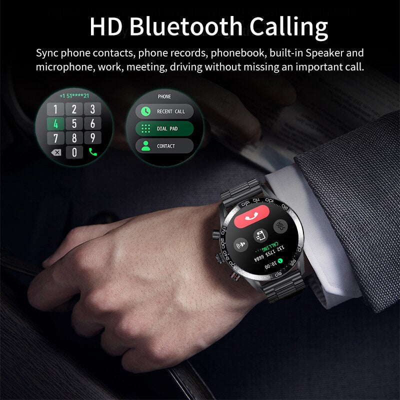 Custom Men's Bluetooth Calling & Waterproof Sport Smartwatch