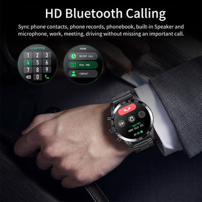 Custom Men's Bluetooth Calling & Waterproof Sport Smartwatch